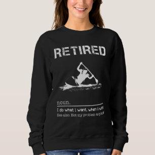 Sweatshirt Kayak Je Fais Ce Que Je Veux Quand Je Veux Voir Au