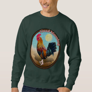 Sweatshirt Key West - Coq tzigane Good Morning Vintage Oval
