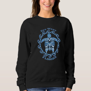 Sweatshirt Key West Florida Keys Tribal Sea Turtle Summer Bea