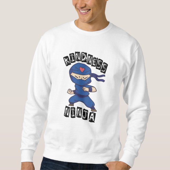 Sweatshirt Kindness Ninja (Devant)