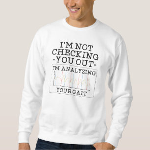Sweatshirt Kinésithérapeute, je ne vous reluque pas