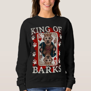 Sweatshirt King of Barks & King of coeurs Labrador Retriever