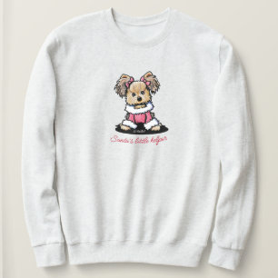 Sweatshirt KiniArt Christmas Yorkie