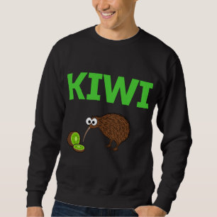 Sweatshirt Kiwi Oiseau et fruit Funny mignon Oiseau néo-zélan