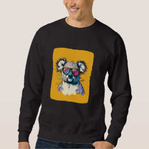 Sweatshirt Koala joueuse avec des nuances pour un look joyeux
