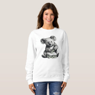 Sweatshirt Koala mangeant un sandwich Cute Bear