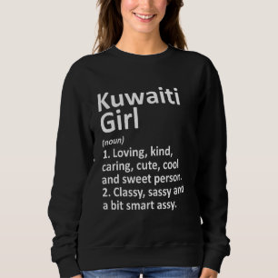 Sweatshirt Koweit Girl Kuwait Funny Country Home Roots Desc