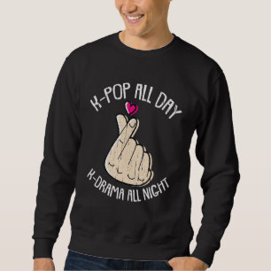Sweatshirt Kpop Toute La Journée Kdrama Toute La Nuit K Pop F
