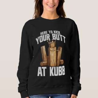 Sweatshirt Kubb Joueur pelouse Jeu Jeu Jeu Jeu Viking Chess K