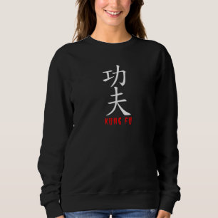 Sweatshirt Kung Fu En Caractères Kanji Japonais Et Chinois
