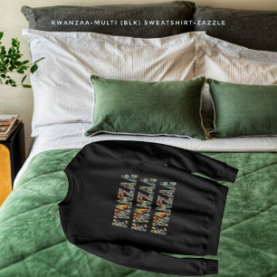 Sweatshirt Kwanzaa- Multi (noir)