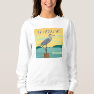 Sweatshirt La Baie De Chesapeake Le Plus Grand Estuaire D'Amé