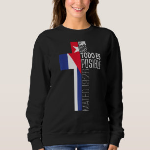 Sweatshirt La Bible Religieuse Espagnole Chrétienne Versets C