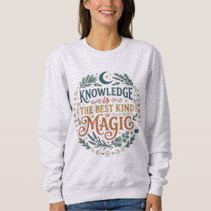 Sweatshirt La connaissance est le meilleur genre de livre de 