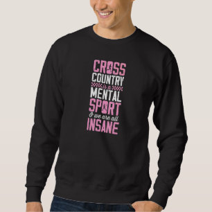 Sweatshirt La course de fond est un sport métal et nous somme