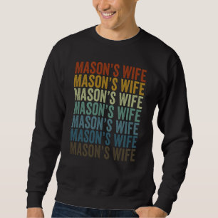 Sweatshirt La femme de Maçon Maçonnerie Maître Maçon Franc-Ma