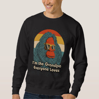 Sweatshirt La fête des pères de la famille que tout le monde