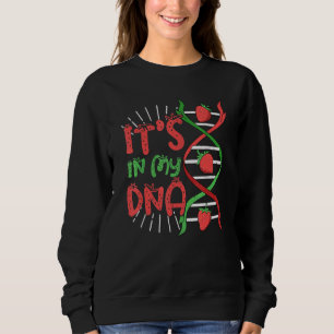 Sweatshirt La Fraise Dans Mon Adn Strand Strawberry Vegan B