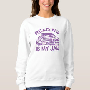 Sweatshirt La lecture est ma confiture