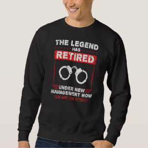 Sweatshirt La Légende Contient Des Agents Correctionnels Retr