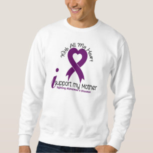 Sweatshirt La maladie d'Alzheimers je soutiens ma mère