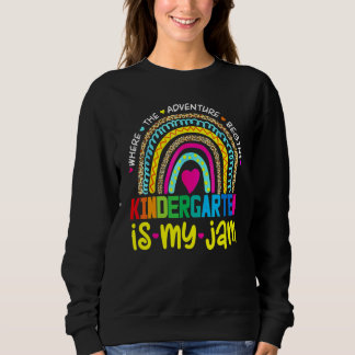 Sweatshirt La maternelle est mon truc Thé à l'arc-en-ciel de
