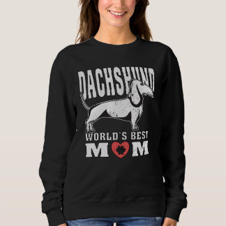 Sweatshirt La meilleure maman du monde de Dachshund
