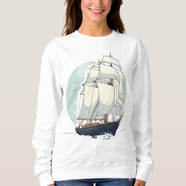 Sweatshirt La mer ouverte (Devant)