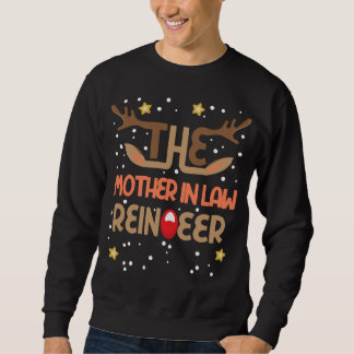 Sweatshirt La Mère en Droit Reindeer Matching Family - Drôle