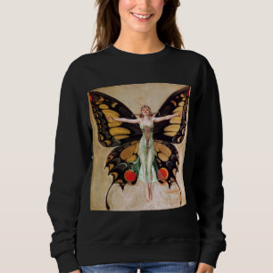 Sweatshirt La métamorphose de la fille Flapper au papillon 19