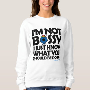 Sweatshirt La Petite Mlle Bossy Sait Juste