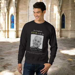 Sweatshirt la plus brillante étoile photo souvenir pull