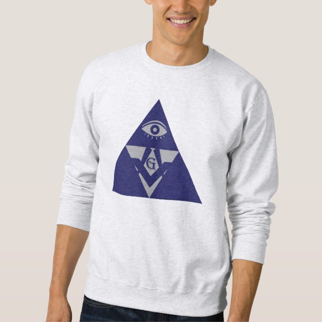 Sweatshirt La pyramide de maçons (Devant)