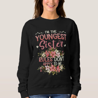 Sweatshirt La règle de la petite sœur ne s'applique pas à moi