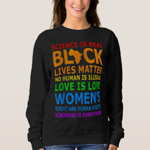 Sweatshirt La science est une véritable histoire noire Mois L