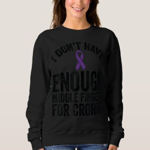 Sweatshirt La sensibilisation n'a pas assez de doigts moyens