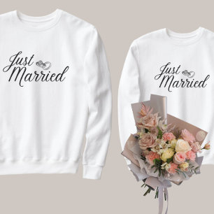 Sweatshirt La tenue de lune de miel des couples mariés de Gro
