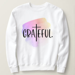 Sweatshirt La typographie de la Croix-chrétienne