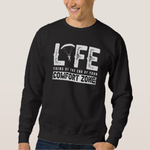 Sweatshirt La Vie Commence La Fin De La Zone De Confort Skydi