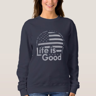 Sweatshirt La Vie Est Bonne. Mens Croisher Tee Lig Cercle Dra