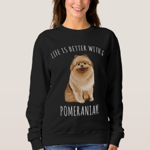 Sweatshirt La Vie Est Meilleure Avec Un Amoureux des chiens P