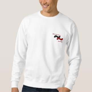 Sweatshirt La vie se sent éloignée du paradis à cause de la s