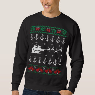 Sweatshirt La voile de Noël laid