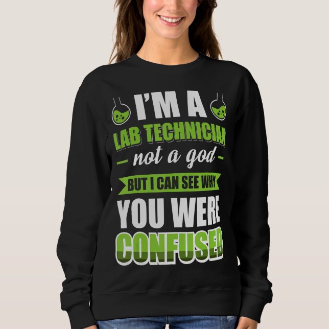 Sweatshirt Lab Week Lab Tech Science Technologue Médicale Gee (Devant)
