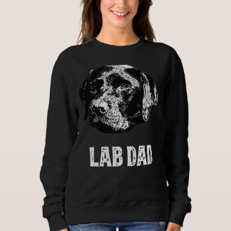 Sweatshirt Laboratoire de chocolat papa Labrador Retriever