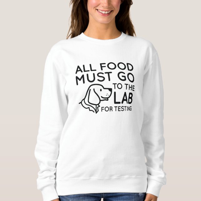 Sweatshirt Laboratoire de tests (Devant)