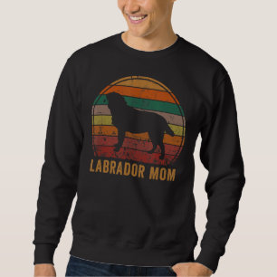 Sweatshirt Labrador Mom Lab Jaune Black Labrador Retriever