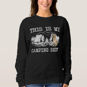 Sweatshirt Labrador Retriever au feu de camp C'est mon campin