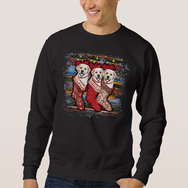 Sweatshirt Labrador Retriever Dans Chaussettes Chien (Devant)