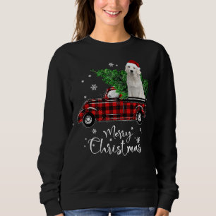 Sweatshirt Labrador Retriever Ride Red Truck